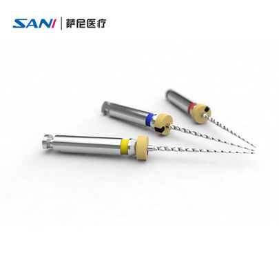 File rotanti Niti di classe II con torsione di 2.0N.cm e lunghezza di 16mm/19mm per la dentistica pediatrica in 3 pezzi/pacchetto