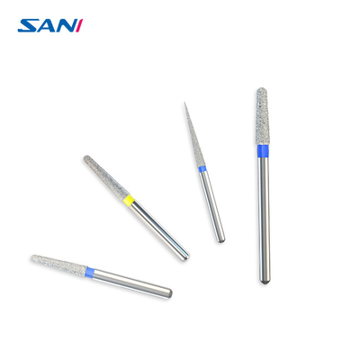 comprare Certificazione dentaria d'argento di iso FDA del CE di acciaio inossidabile 11mm FG Diamond Burs per il RCT online manufacture