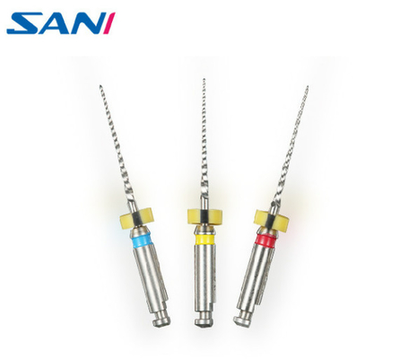 Un buon prezzo. gli archivi dentari rotatori di 2.0N/Cm Niti scherzano l'archivio per trattamento del canale radicolare 3pcs/Pack in linea