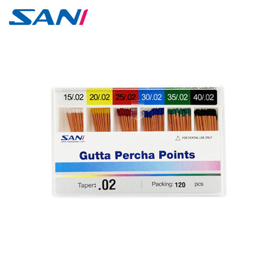 Un buon prezzo. Endodonzia dentale Gutta Percha Punti Taper 02/04/06/F1-F5 in linea