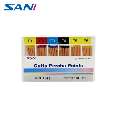 Endodonzia dentale Gutta Percha Punti Taper 02/04/06/F1-F5 Con certificato CE