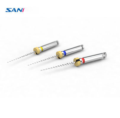 Titanio flessibile Endo Files Heat Activation dentario del nichel del bambino 300rpm 19mm