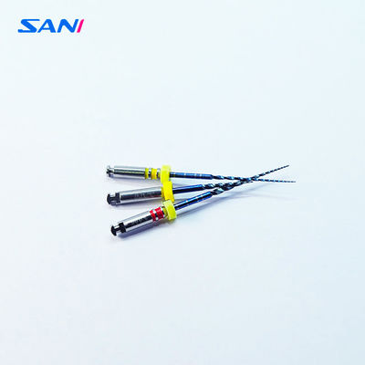 archivi dentari rotatori di 31mm, archivi Endodontic ricoprenti nani blu di Niti