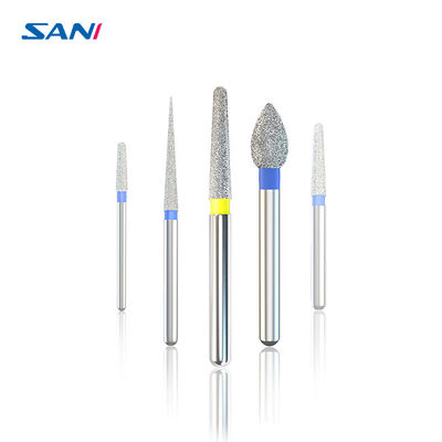 Acciaio inossidabile 5pcs/Box FG Diamond Burs For High Speed dentario Handpiece