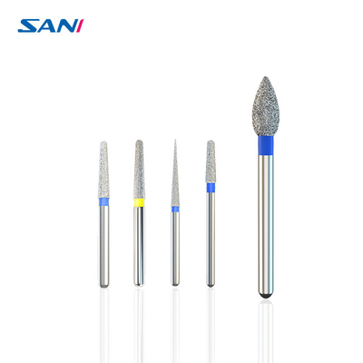 Velocità polacca dentaria Handpiece di acciaio inossidabile 11mm FG Diamond Bur Set For High dell'ufficio